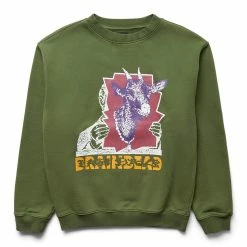 Brain Dead GOAT LADY CREWNECK