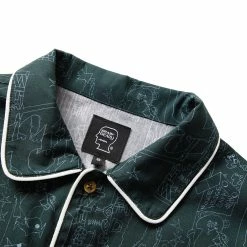 Brain Dead HEDGEHOG PAJAMA TOP -NIke Shop braindeadHEDGEHOGPAJAMATOPFORESTGREENSBDW22T14002794GR02 4