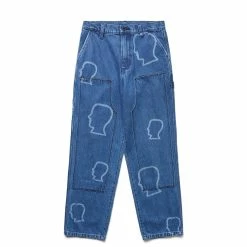 Brain Dead LOGOHEAD DENIM DOUBLE KNEE UTILITY PANT