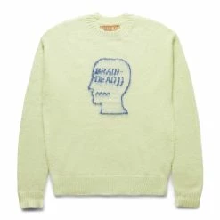Brain Dead LOGOHEAD PILE CREWNECK SWEATER