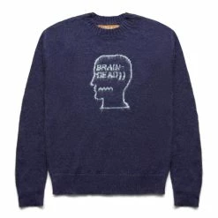 Brain Dead LOGOHEAD PILE CREWNECK SWEATER