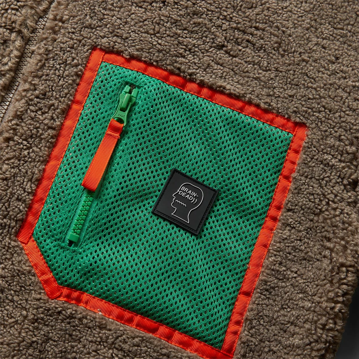 Brain Dead SHERPA ZIP JACKET 5 Brain Dead SHERPA ZIP JACKET - Image 3