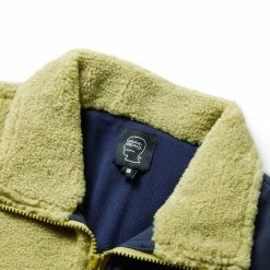 Brain Dead PANELED FIELD VEST -NIke Shop braindeadPANELEDFIELDVESTNAVYLIMESBDW22O17002600NY01 3