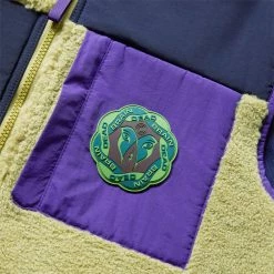 Brain Dead PANELED FIELD VEST -NIke Shop braindeadPANELEDFIELDVESTNAVYLIMESBDW22O17002600NY01 4