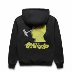 Brain Dead STONED HEAD ZIP HOODED SWEATSHIRT -NIke Shop braindeadSTONEDHEADZIPHOODEDSWEATSHIRTBLACKSBDW22T20002762BK01 2