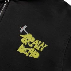 Brain Dead STONED HEAD ZIP HOODED SWEATSHIRT -NIke Shop braindeadSTONEDHEADZIPHOODEDSWEATSHIRTBLACKSBDW22T20002762BK01 3