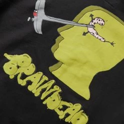 Brain Dead STONED HEAD ZIP HOODED SWEATSHIRT -NIke Shop braindeadSTONEDHEADZIPHOODEDSWEATSHIRTBLACKSBDW22T20002762BK01 4