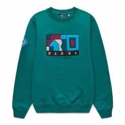 By Parra BLOCKHAUS CREWNECK SWEATSHIRT