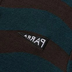 By Parra ONE WEIRD WAVE KNITTED POLO SHIRT -NIke Shop byparraONEWEIRDWAVEKNITTEDPOLOSHIRTPINEGREENS48410 3