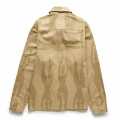 By Parra UNDER POLLUTED WATER SHIRT -NIke Shop byparraUNDERPOLLUTEDWATERSHIRTKHAKIS49217 2