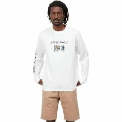 Carhartt WIP L/S STATIC MAGIC T-SHIRT -NIke Shop carharttwipLSSTATICMAGICT SHIRTWHITEXSI030192 02 XX 3