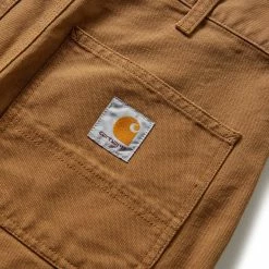 Carhartt WIP SINGLE KNEE PANT -NIke Shop carharttwipSINGLEKNEEPANTHAMILTONBROWN RINSED 28I026463 HZ 02 4