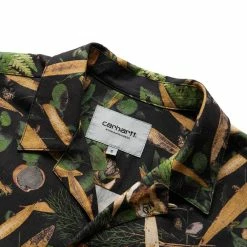 Carhartt WIP LUMEN SHIRT 10 Carhartt WIP LUMEN SHIRT -NIke Shop carharttwipSSLUMENSHIRTLUMENPRINTBLACKSI031660 1HCXX 4
