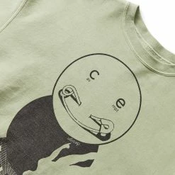 Cav Empt OVERDYE MD IN THE PRESENT CREW NECK -NIke Shop cavemptOVERDYEMDINTHEPRESENTCREWNECKGREENSCES22CS13 3