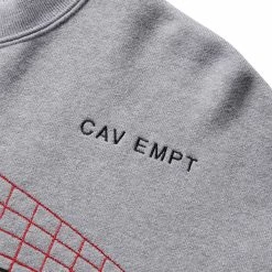 Cav Empt WASTE GRID CREW NECK -NIke Shop cavemptWASTEGRIDCREWNECKGREYSCES22CS03 4