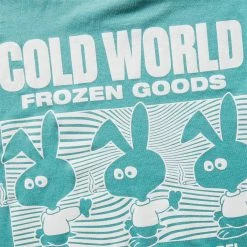 Cold World Frozen Goods SAUCE BUNNY TEE -NIke Shop coldworldfrozengoodsSAUCEBUNNYTEESEAFOAMGREENSCWD12 T06 GRN 4
