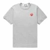 Comme Des Garçons Play PLAY INVADER HEART T-SHIRT -NIke Shop commedesgarconsMENST SHIRTGREYMP1T322 1
