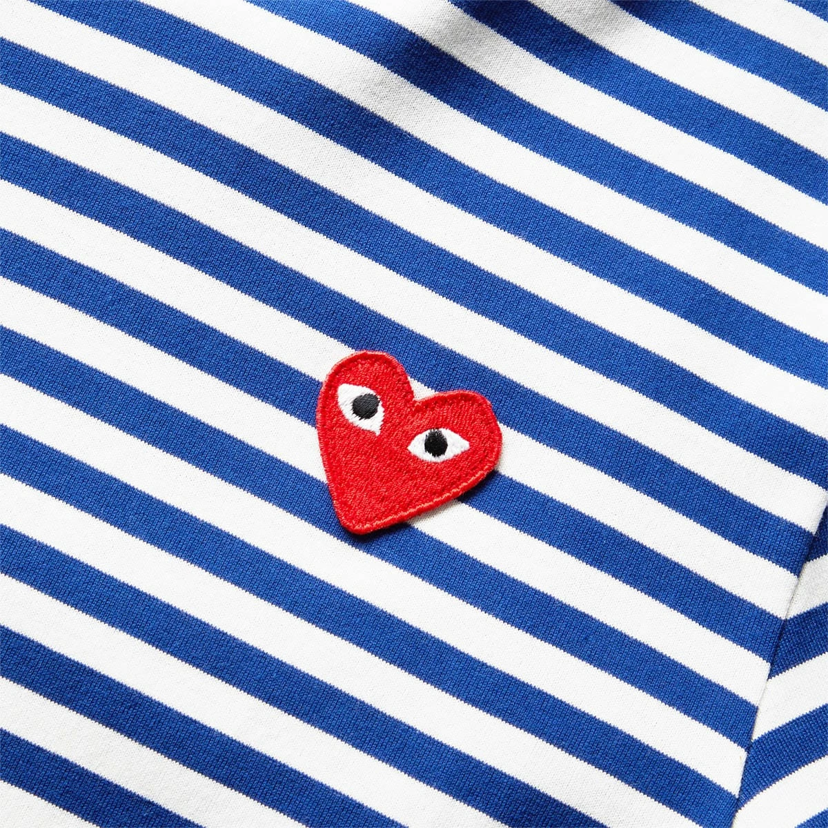 Comme Des Garçons Play STRIPED LONG SLEEVE T-SHIRT 4 Comme Des Garçons Play STRIPED LONG SLEEVE T-SHIRT - Image 2