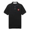 Comme Des Garçons Play PLAY POLO SHIRT -NIke Shop commedesgarconsPLAYPOLOSHIRTBLACKSP1T006 1