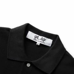 Comme Des Garçons Play PLAY POLO SHIRT -NIke Shop commedesgarconsPLAYPOLOSHIRTBLACKSP1T006 3