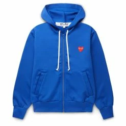 Comme Des Garçons Play PLAY ZIP HOODED SWEATSHIRT