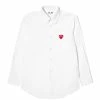 Comme Des Garçons Play MENS SHIRT WOVEN - RED HEART -NIke Shop db2825616a905a80cbf0815e4e0fc7d9