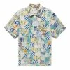 Engineered Garments CAMP SHIRT -NIke Shop engineeredgarmentsCAMPSHIRTWHITEBLUEETHNOPRINTS23S1A004 SW006 1