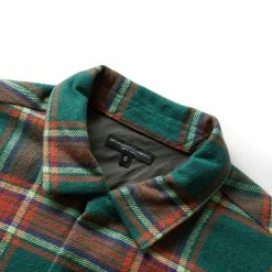 Engineered Garments CLASSIC SHIRT 10 Engineered Garments CLASSIC SHIRT -NIke Shop engineeredgarmentsCLASSICSHIRTGREENORANGEBIGPLAIDHEAVYTWILLS22F1A005 4