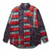 Engineered Garments COMBO SHORT COLLAR SHIRT -NIke Shop engineeredgarmentsCOMBOSHORTCOLLARSHIRTDK.NAVYFLORALM22F1A017 1