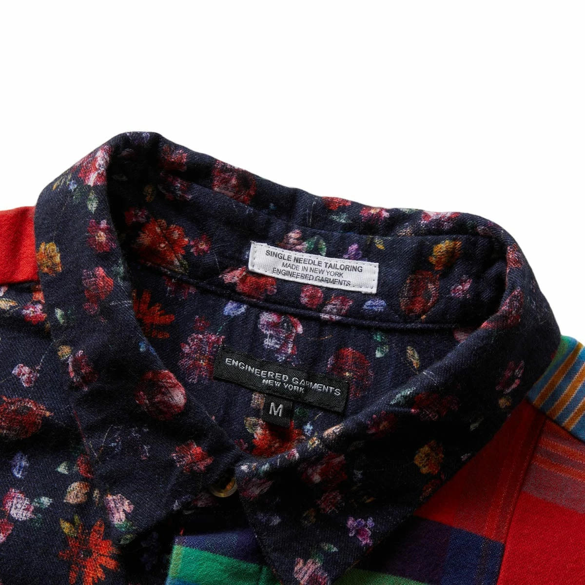 Engineered Garments COMBO SHORT COLLAR SHIRT 5 Engineered Garments COMBO SHORT COLLAR SHIRT - Image 3