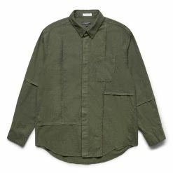 Engineered Garments COMBO SHORT COLLAR SHIRT