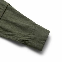 Engineered Garments COMBO SHORT COLLAR SHIRT -NIke Shop engineeredgarmentsCOMBOSHORTCOLLARSHIRTOLIVES22F1A017 4