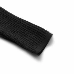 Engineered Garments CREW NECK FISHERMAN SWEATER -NIke Shop engineeredgarmentsCREWNECKFISHERMANSWEATERBLACKWAFFLEM22F1H045 A17 2