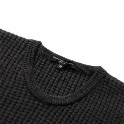 Engineered Garments CREW NECK FISHERMAN SWEATER -NIke Shop engineeredgarmentsCREWNECKFISHERMANSWEATERGREYM22F1H045 A16 3