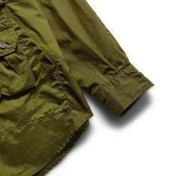 Engineered Garments EXPLORER SHIRT JACKET -NIke Shop engineeredgarmentsEXPLORERSHIRTJACKETOLIVENYLONRIPSTOPM23S1D037 DZ027 3