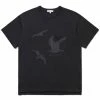 Engineered Garments PRINTED CROSS CREW NECK T-SHIRT -NIke Shop engineeredgarmentsPRINTEDCROSSCREWNECKT SHIRTBLACK SEAGULLSLN299 1