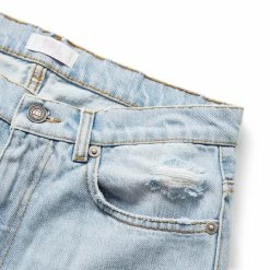 ERL WOVEN DISTRESSED DENIM PANTS -NIke Shop erlDISTRESSEDDENIMPANTSWOVENBLUESERL05P003 3