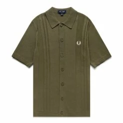 Fred Perry BUTTON THROUGH KNITTED SHIRT