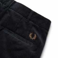 Fred Perry CROPPED CORD TROUSER -NIke Shop fredperryCROPPEDCORDTROUSERNAVY30T4521 4