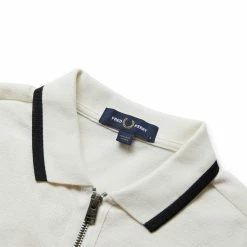 Fred Perry HALF ZIP POLO SHIRT -NIke Shop fredperryHALFZIPPOLOSHIRTECRUSM4598 3