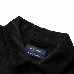 Fred Perry NEEDLECORD OVERSHIRT -NIke Shop fredperryMIENEEDLECORDOVERSHIRTBLACKSM4869 3