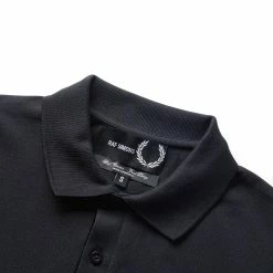 Fred Perry PRINTED SLEEVE POLO SHIRT -NIke Shop fredperryPRINTEDSLEEVEPOLOSHIRTBLACKSSM4200 3
