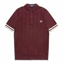 Fred Perry TIPPING TEXTURE KNITTED SHIRT