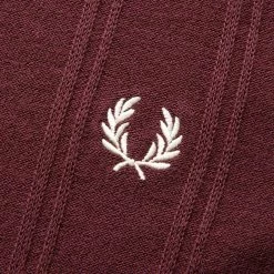 Fred Perry TIPPING TEXTURE KNITTED SHIRT -NIke Shop fredperryTIPPINGTEXTUREKNITTEDSHIRTOXBLOODSK3533 4