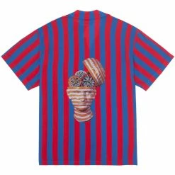 Fucking Awesome BRAIN FUNCTION CLUB SHIRT -NIke Shop fuckingawesomeBRAINFUNCTIONCLUBSHIRTREDBLUESTRIPESFA SU22 040 2