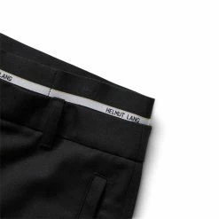 Helmut Lang ELASTIC LOGO BAND PANTS 8 Helmut Lang ELASTIC LOGO BAND PANTS -NIke Shop helmutlangELASTICWBPANT.WOOLBLACK 00130M06HM203 3