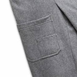Helmut Lang FLANNEL CARGO PANTS -NIke Shop helmutlangFLANNELPANT.MELWOOLGREYMELANGE Q91SM07HM201 4