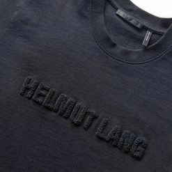 Helmut Lang FLOCKED T-SHIRT -NIke Shop helmutlangFLOCKEDTEEBLACKSM10HM507 3