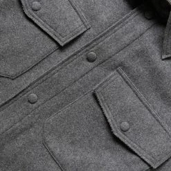 Helmut Lang FLANNEL SHIRT.MEL WO -NIke Shop hemutlangFLANNELSHIRT.MELWOGREYMELANGE Q91MM07HM501 5