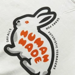 Human Made CREWNECK SWEATSHIRT -NIke Shop humanmadeCREWNECKSWEATSHIRTRABBITWHITESHM24CS020 3
